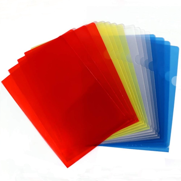 A4 File Folder - Various Colors 12/24-pack Blue Blå, 24 st