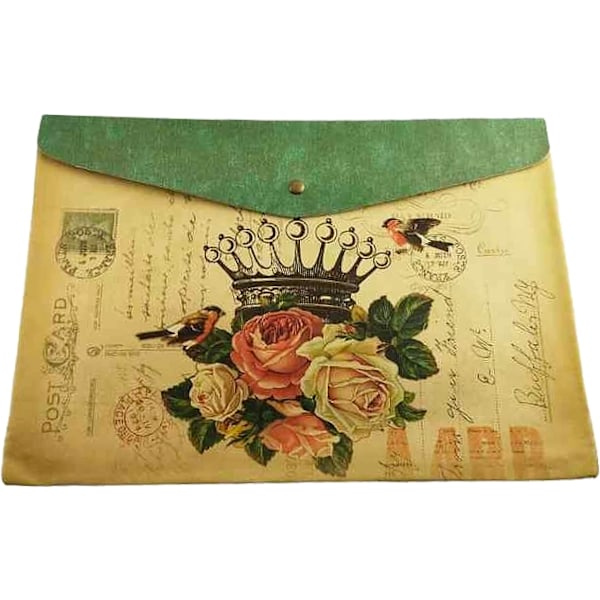 Envelope format Protective case in A4 size Flower