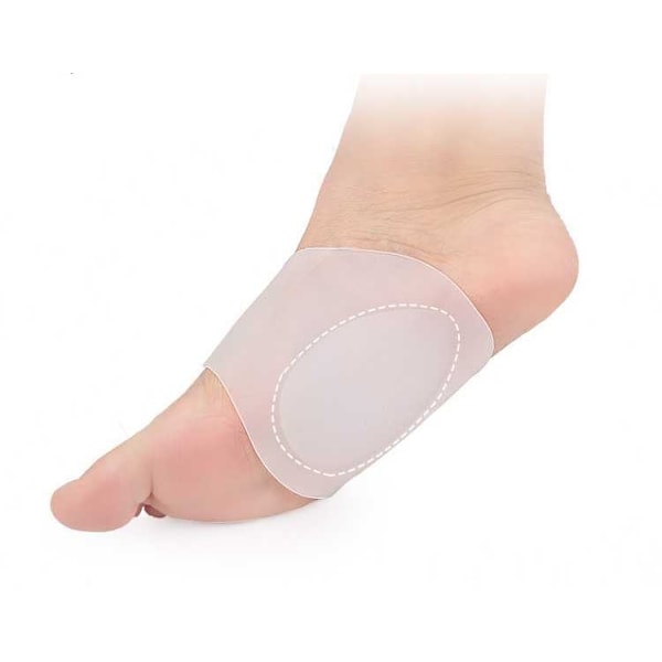 Hallux Valgus Skydd - Mjuk Framfotsdyna 2-pack Vit