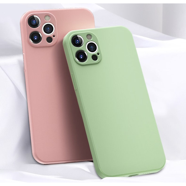 iPhone 12 Pro Max Mikrofiber silikonskal  Röd