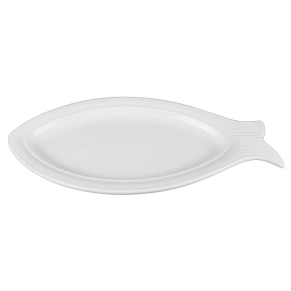 Spisestel i porcelæn - Fisk og skåle - GM21 - 12 dele Vit