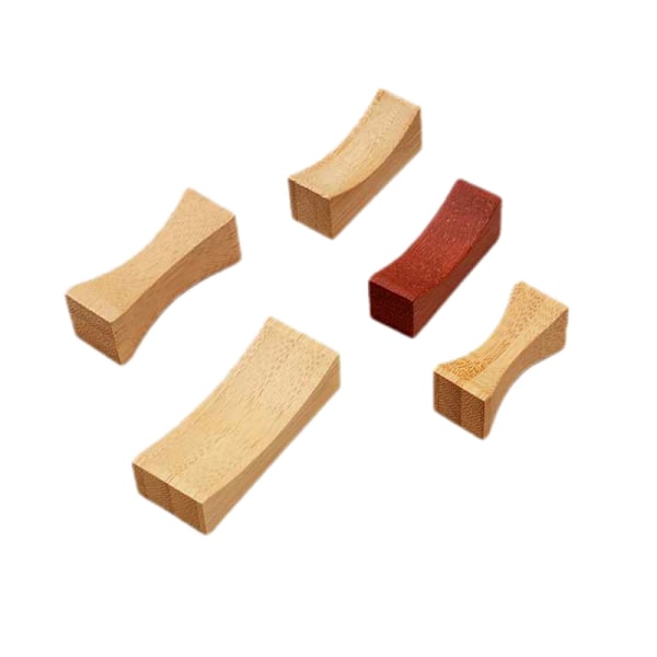 Spisepindeholder i træ 5-pak Light brown