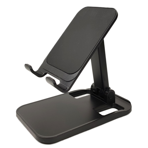 Mobilholder - Stødabsorberende og sammenklappelig mobilholder Black