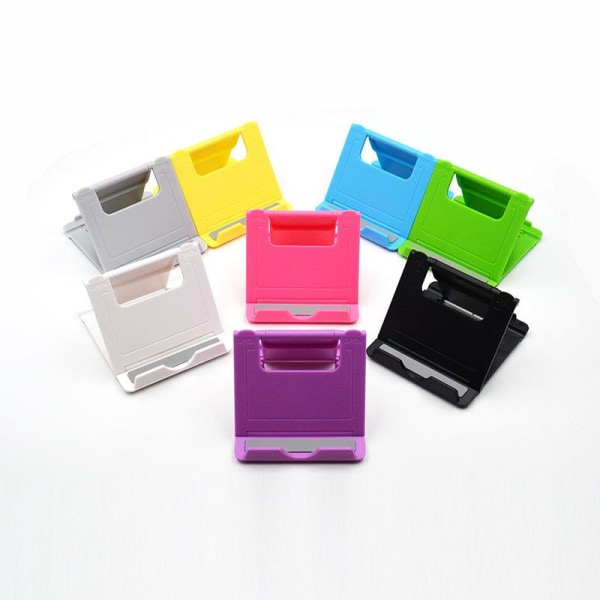 Foldbart stativ - Smartphone / Tablet Seks farver White