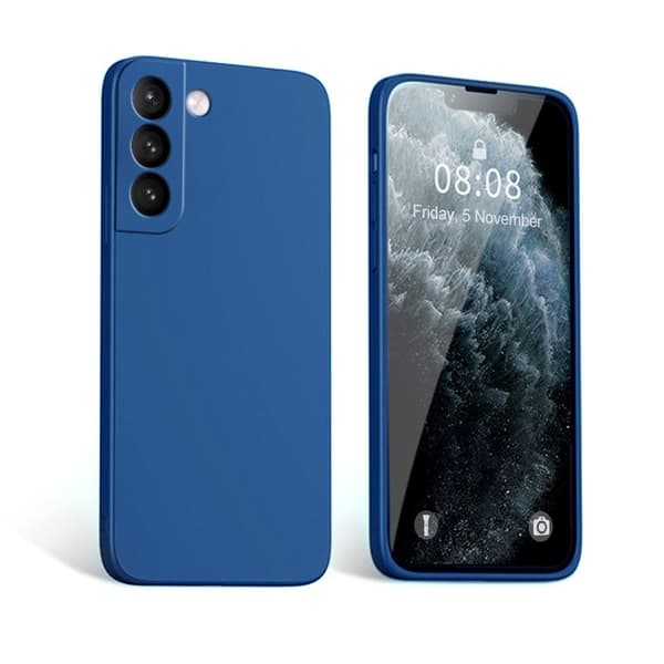 Samsung Galaxy S22 Plus - Silicone Cover Microfiber Ljus grön