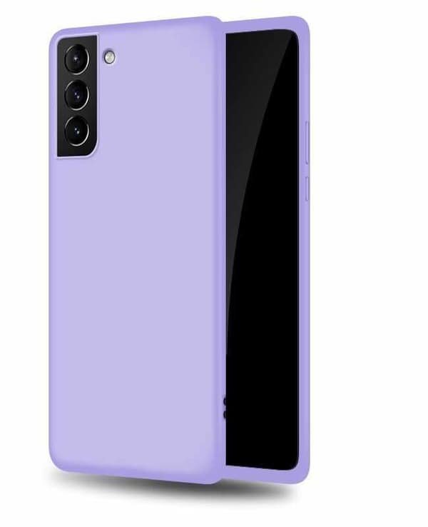 Samsung Galaxy S21 Plus Case - Silicone Microfiber Rosa