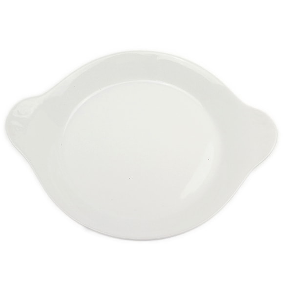 Rundt porcelænsfedt - 12-pak Vit