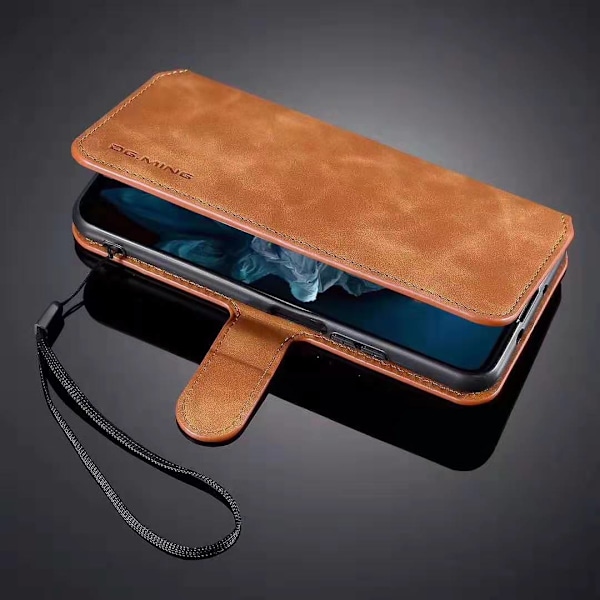 Samsung Galaxy Note10 Plånboksfodral-DG.MING brun