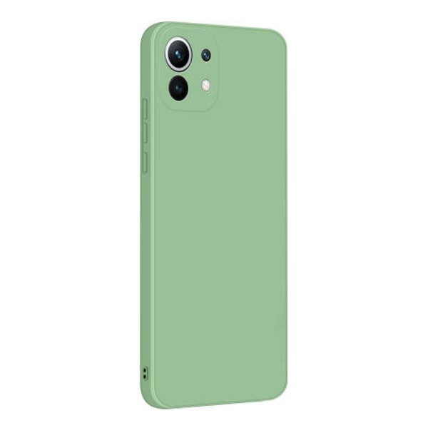 Xiaomi Mi 11 - Silikon Skal Mikrofiber Ljusgrön