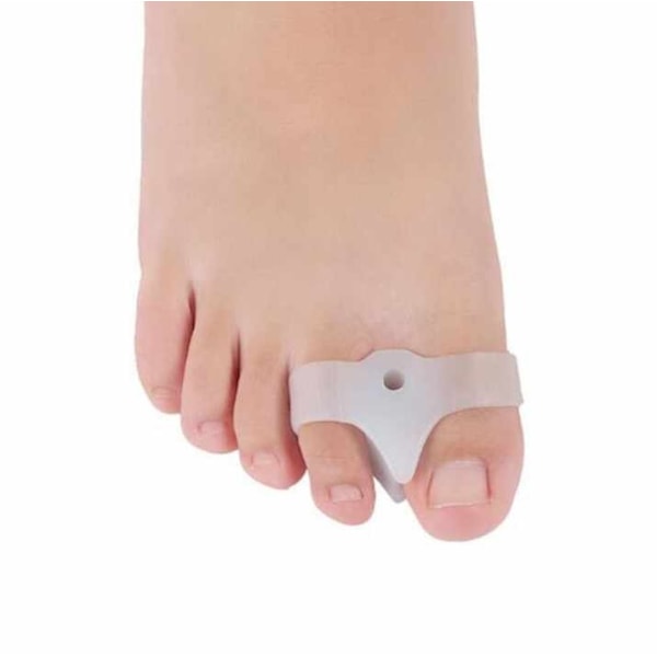 Hallux Valgus Tå Tryckavlastare 2-pack Vit