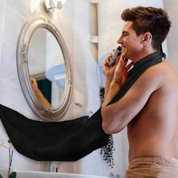 Barberforklæde - sort/hvid 10 stk. Black