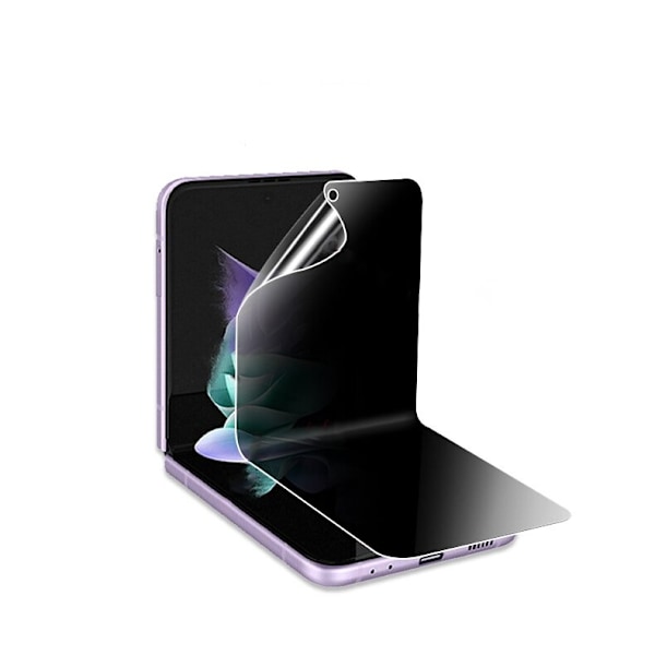 Samsung Galaxy Z Flip 4 - Transparent Skal Mjukis + Mjuk Skyddsfilm En Del