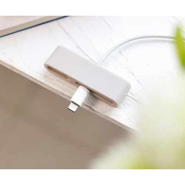 3-pack - Itseliimautuva kaapelipidike - Järjestä tyylillä! White