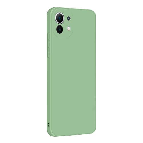 Xiaomi Mi 11 Lite - Silicone Case Microfiber Blå