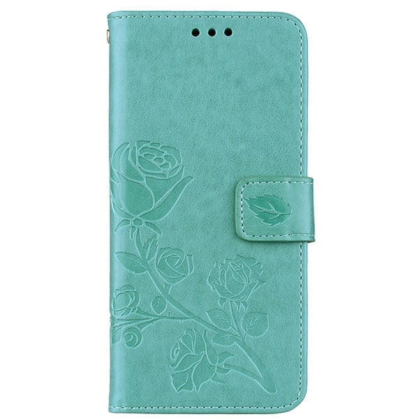Samsung Galaxy S10 Plus Case - Wallet Rose Print röd