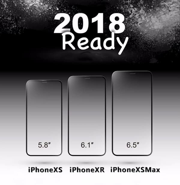 iPhone X / iPhone XS / iPhone XS Max / iPhone XR - Heltäckande Härdat Skyddsglas Lim iPhone XS Max
