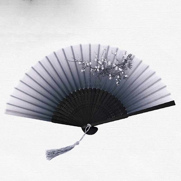 Solfjäder Siden med Tofs - Olika Färger Sakura