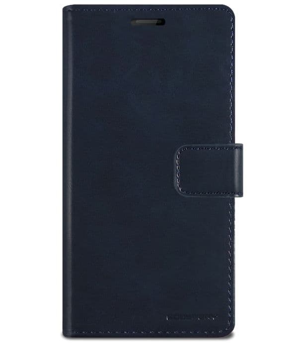 iPhone XS Max -lompakon kuori - Lompakko Goospery sininen kuu Mörkblå