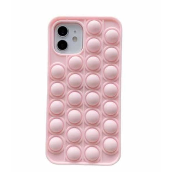 iPhone 12 / iPhone 12 Pro-skal - Pop it Fidget Bubbles Pink