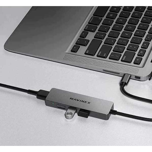 USB C Hub SuperSpeed - 4 portar