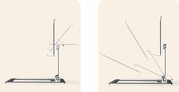 Mobilställ / Mobilhållare - Stark och Hållbar Ram Silver
