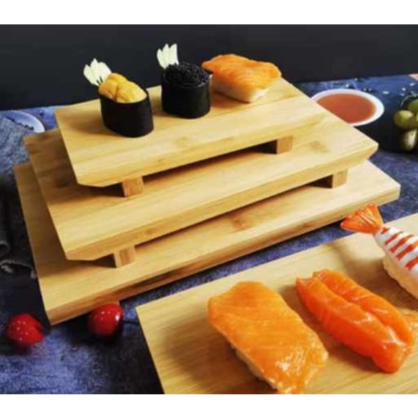 Sushifat - Trä Lätt Brun 27x18cm