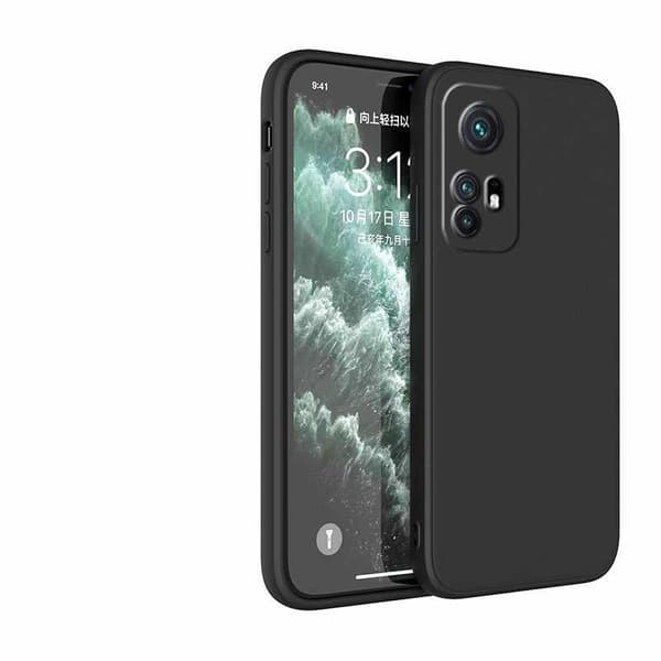 Xiaomi Mi 12 Pro/12S Pro - Silicone Shell Microfiber Svart