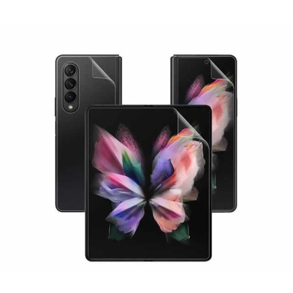 Samsung Galaxy Z Fold 3 - Pehmeä suojakalvo kolme kappaletta