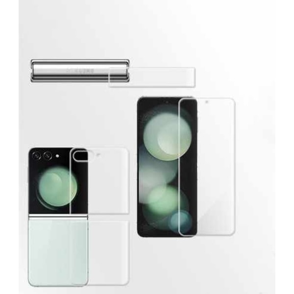 Samsung Galaxy Z Flip 5 - Neljäosainen pehmeä suojakalvo