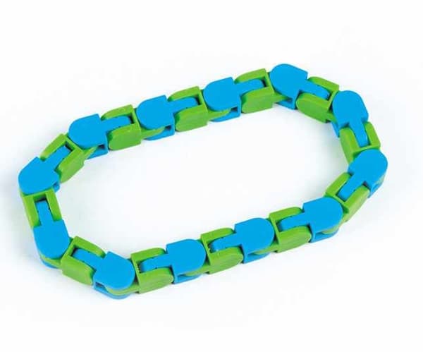 Fidget Toys - Fidget Leksak - Böjd Räls blå/grön blå/grön