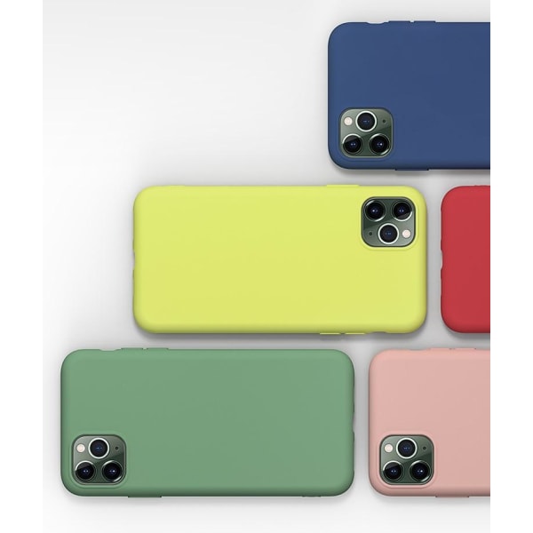 iPhone 11 Pro Case - Microfiber Silicone Lila