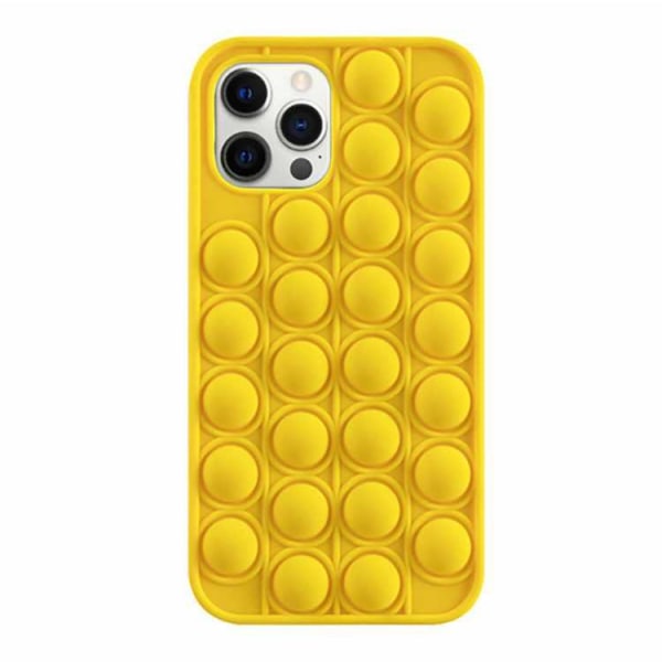 iPhone 12 / iPhone 12 Pro-skal - Pop it Fidget Bubbles Yellow