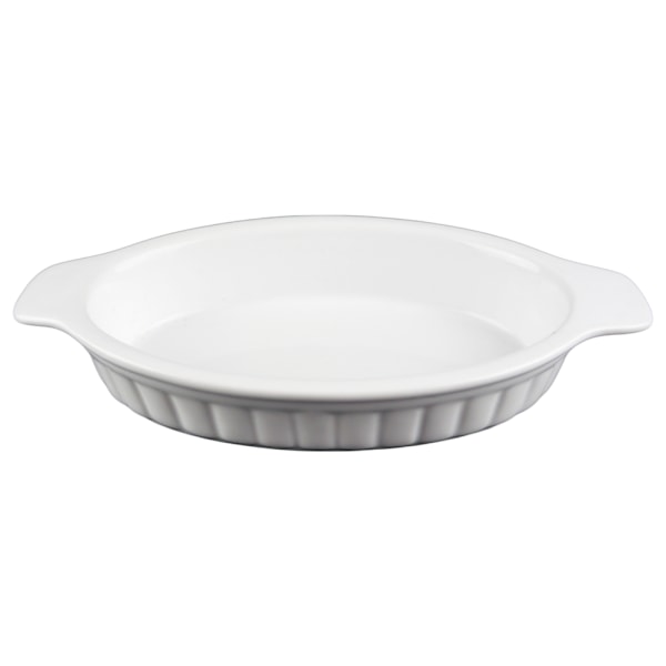 Mini porcelænsskål i bådform - 12 stk. Vit