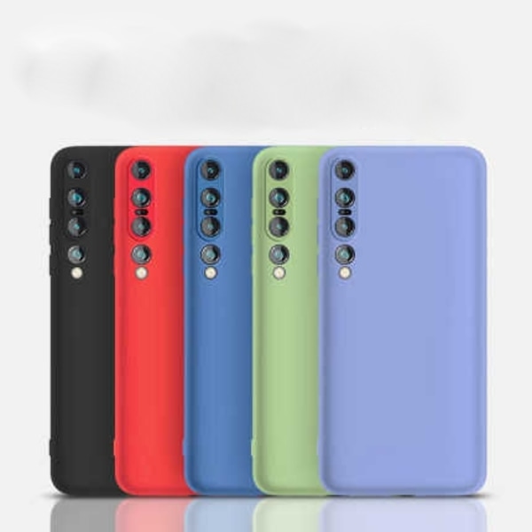 Xiaomi Mi 10 Pro - Silikon Skal Mikrofiber Mörkblå