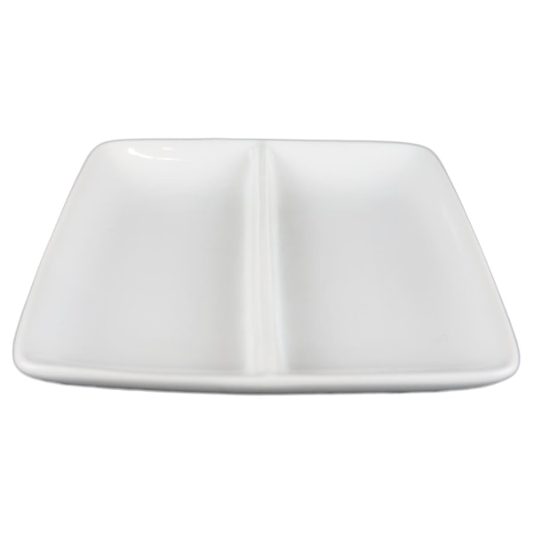 Mini Porcelain Fat Dipp - To dele - 20-pakning Vit