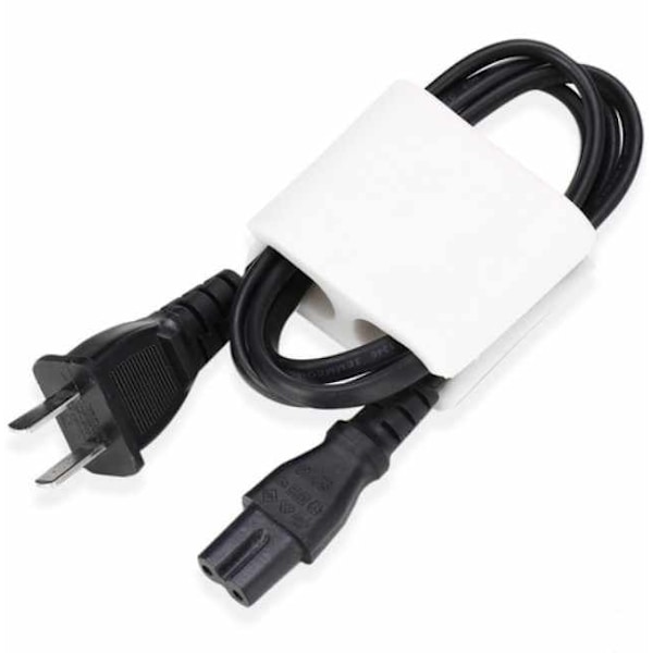2-Pack - Kabelhållare Stor – För Effektiv Sladdhantering! Svart