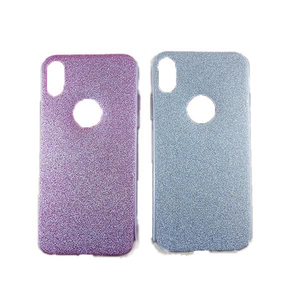 iPhone X / iPhone XS -kuori - Glitter Silver