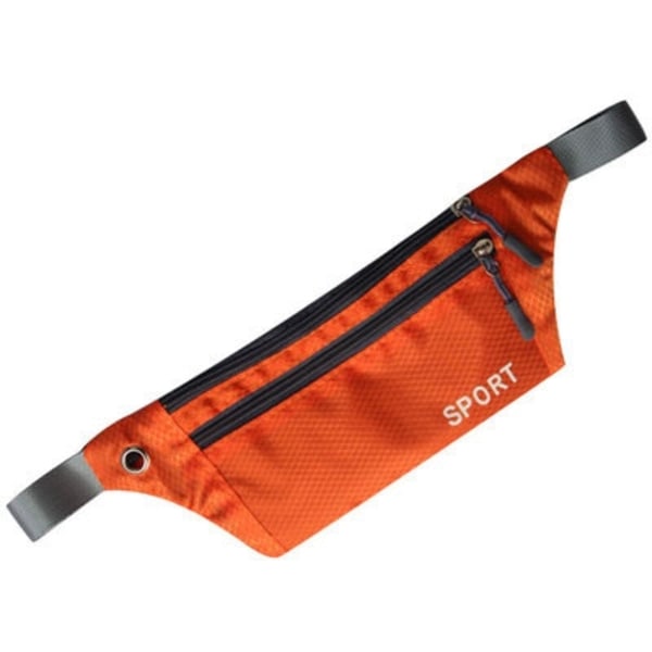 Polyester Midjeväska - 3 fack Orange