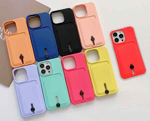iPhone 13 Pro Max Skal - Kortfack Svart
