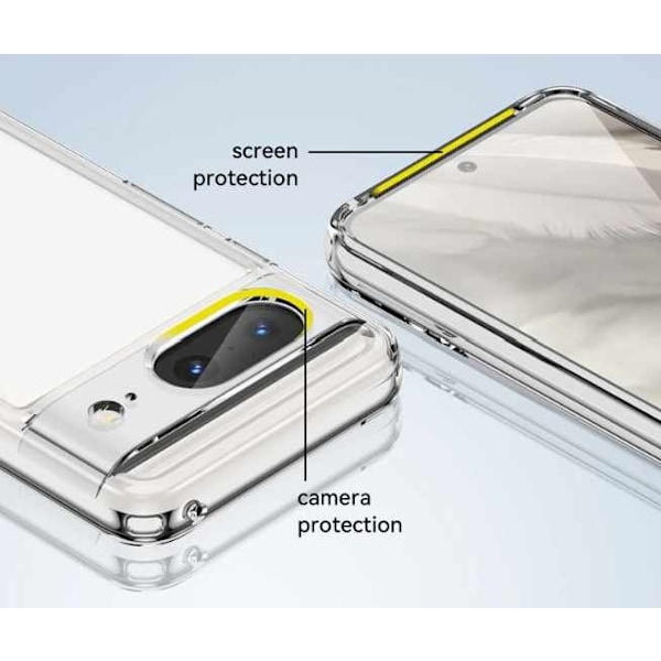 Google Pixel 7 kotelo ja sormenpidike - Suojaa ja mukavuutta - Musta
