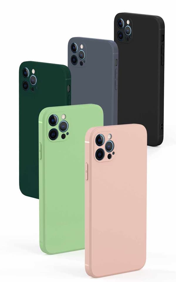 iPhone 14 Pro Case - Microfiber Silicone Svart