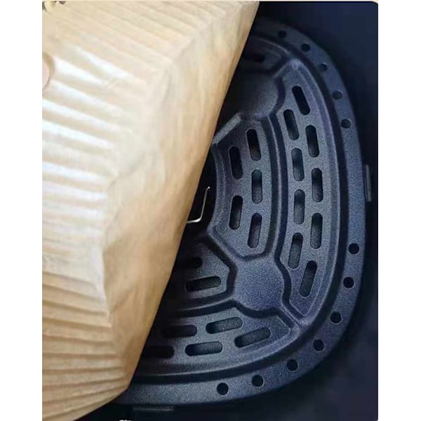 Air Fryer Paper - Brun 100-pak 16 cm 20 cm