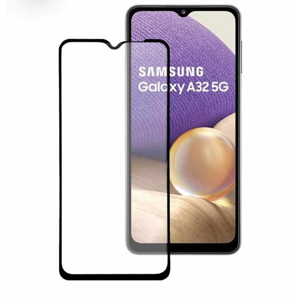 Samsung Galaxy A14 / A14 5G - Täysin kattava karkaistu suojalasi