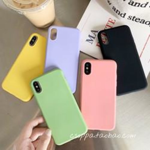 Samsung Galaxy A10 Case - Silicone Microfiber Röd