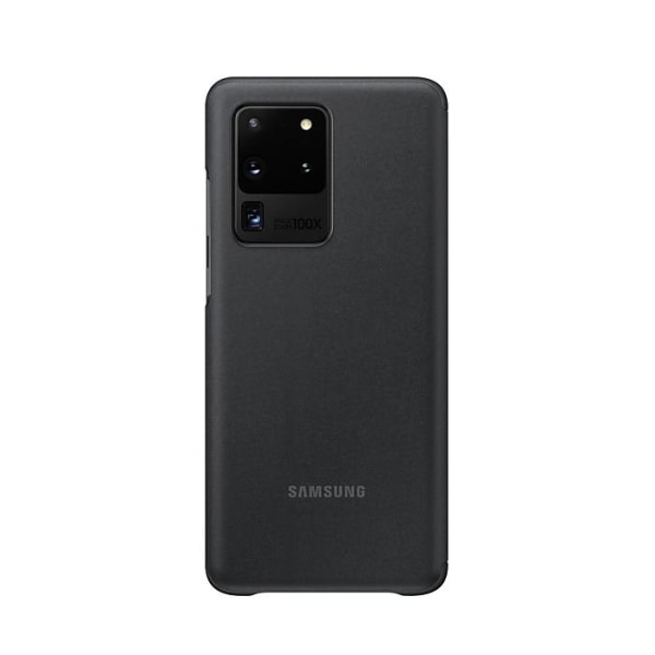Samsung Galaxy S20 Ultra case - silikoni-mikrokuitu Svart