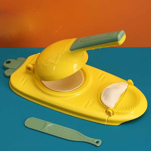 2 i 1 Dumpling-former - gul/grøn Green