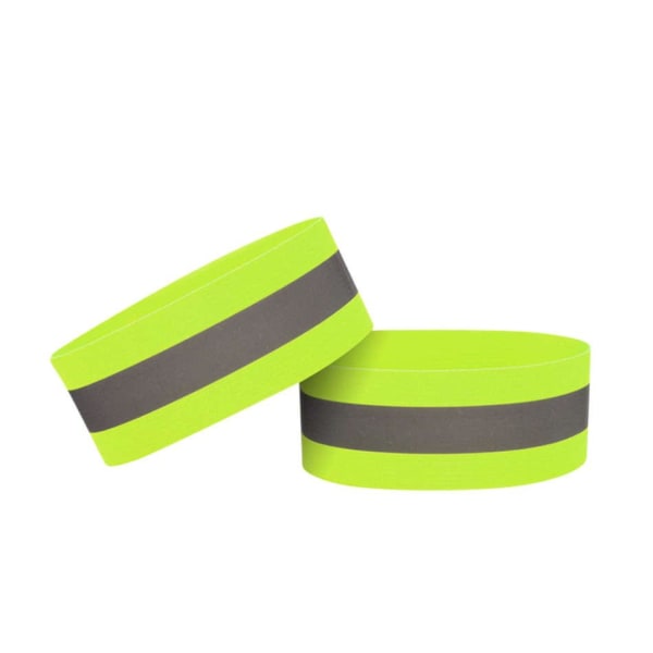 Reflexband - Arm/ben 2-pack Grön