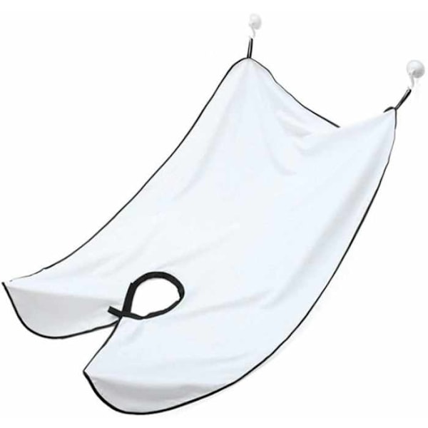 Barberforklæde - sort/hvid 10 stk. White