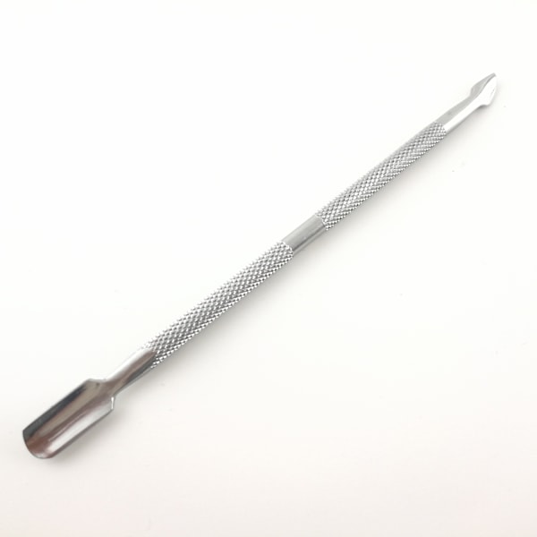 Cuticle Pusher 2 in 1 Silver