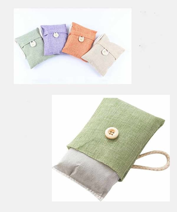 Air Purifier Bamboo Carbon bag 100 g - 2-pack Grön